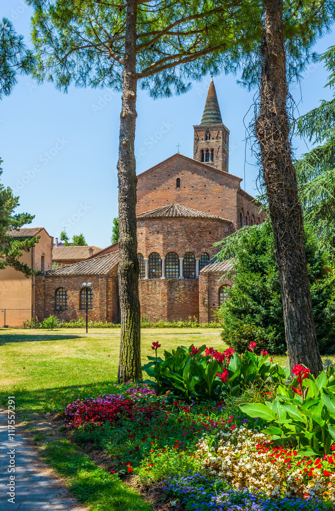 Basilica of San Giovanni Evangelista of Ravenna. Italy.