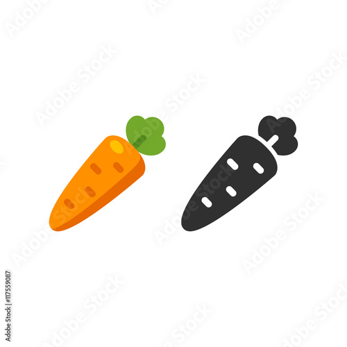 Cartoon Carrot icon