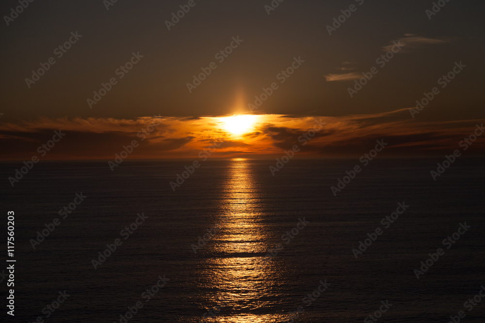 Obraz premium Sunset at sea