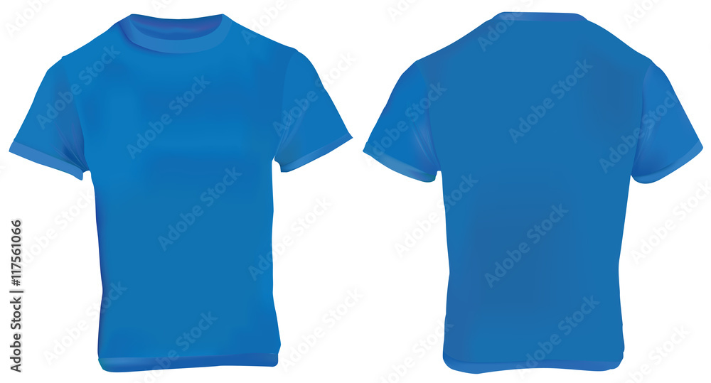 Navy Blue Shirt Template Stock Vector | Adobe Stock
