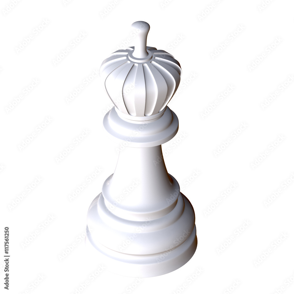 isolated chess figurine 3d illustration isolated chess figurine 3d illustration