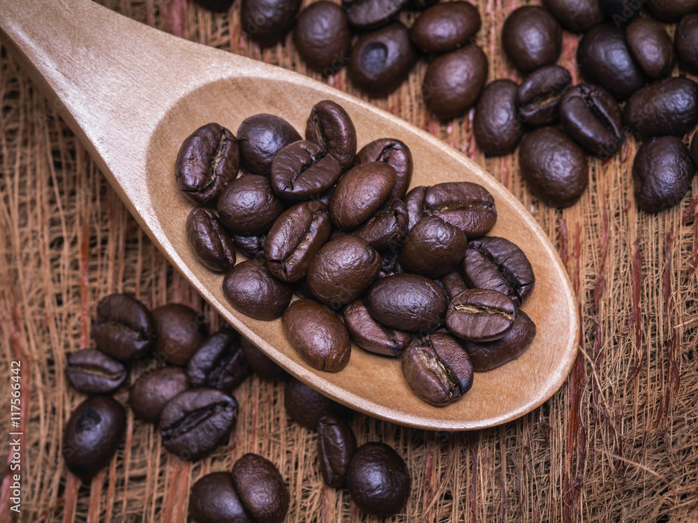 Abstract roasted coffee beans Abstract roasted coffee beans