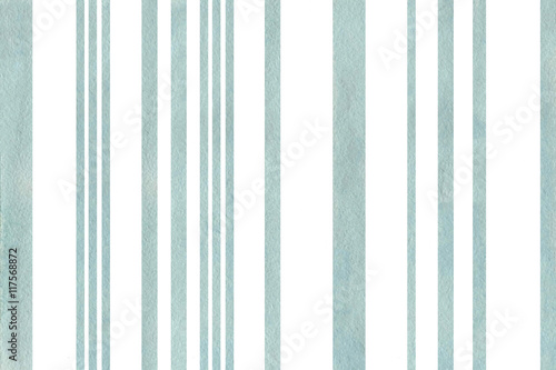 Watercolor blue striped background.