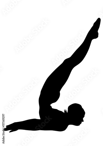 Young women in fitness classes on white background