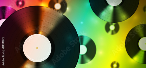 Disques 33 tours vectoriels 5
