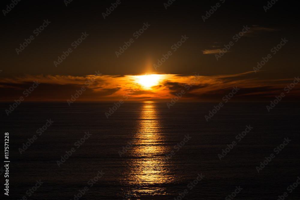 Obraz premium Sunset at sea