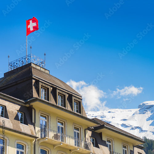 Switzerland travel background