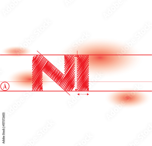 ni redprint font