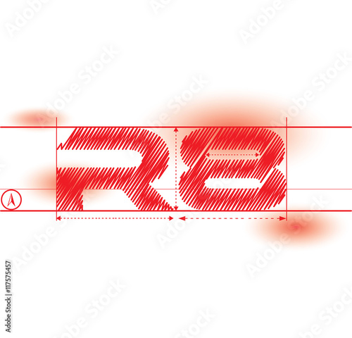 r8 redprint font photo