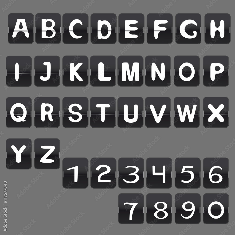 Countdown Timer and Date with letters and numbers. Countdown Timer and Date with letters and numbers.