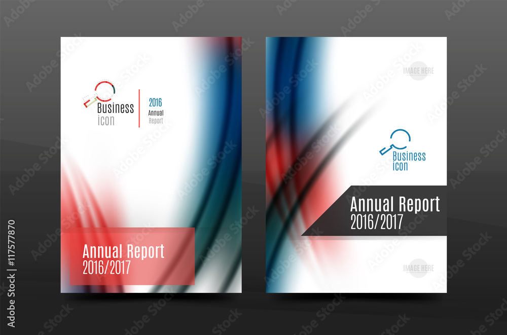 Wave pattern annual report business cover design Wave pattern annual report business cover design