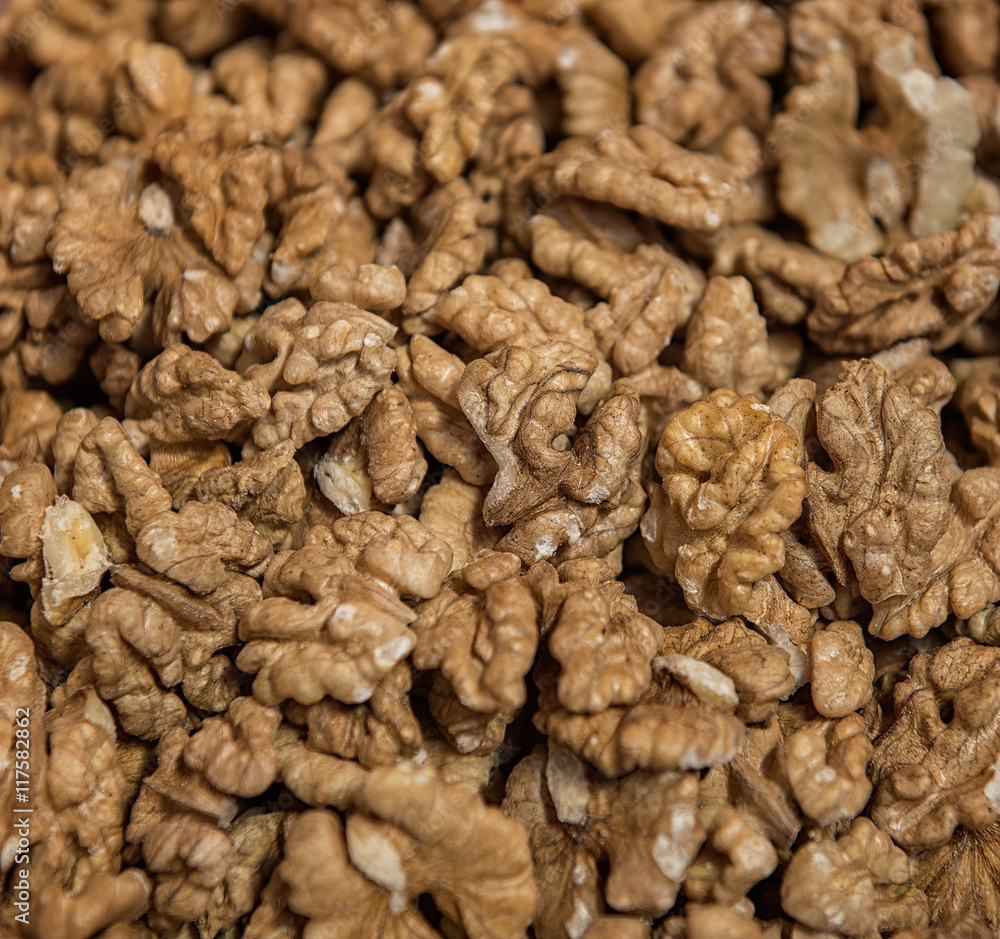 Walnut background Walnut background