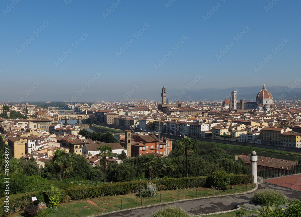 Florence cityscape panorama