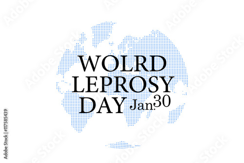 Obraz na plátne World leprosy day illustration