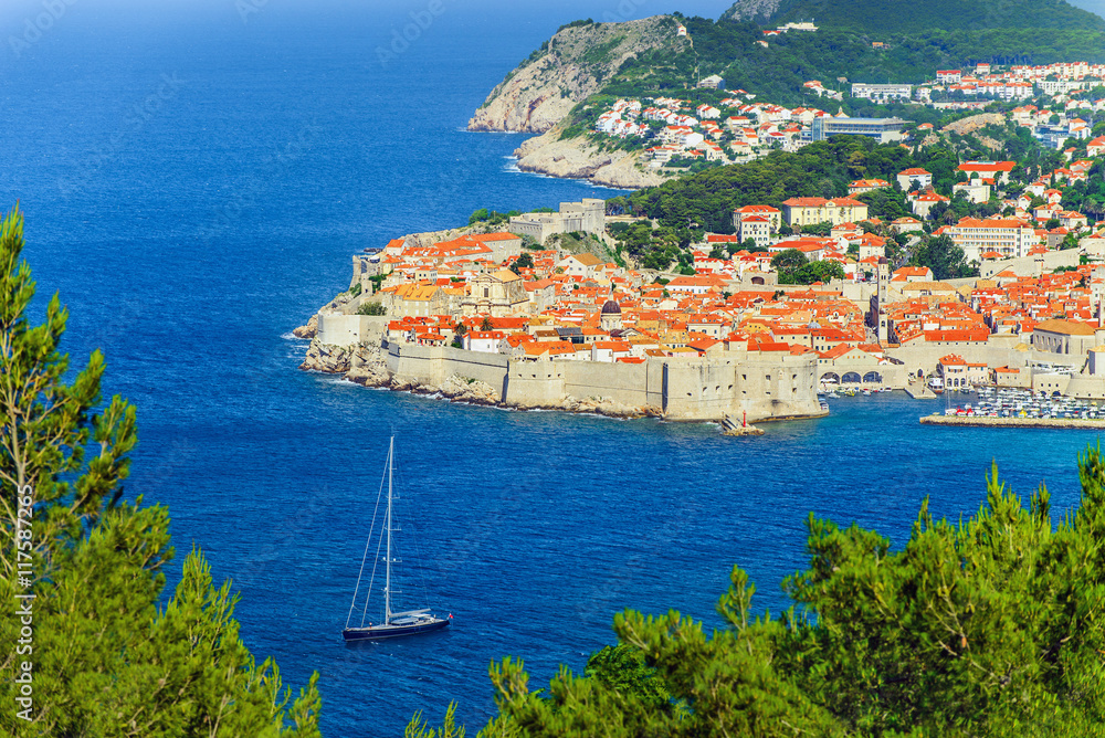Old Town of Dubrovnik, Adriatic Sea, Dalmatia region, Croatia, E