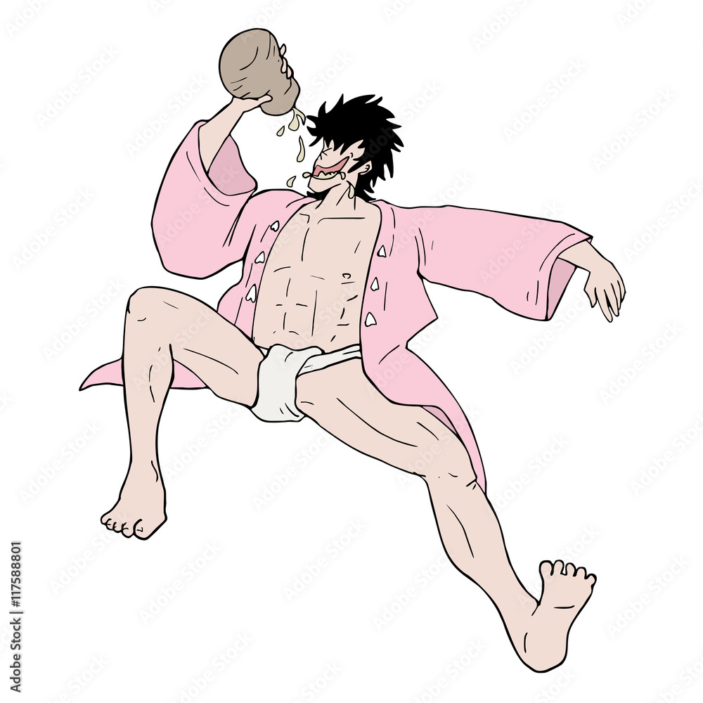 Fototapeta premium Drunk man