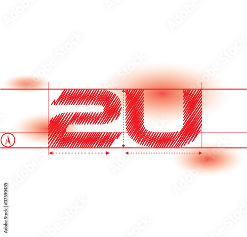 2u redprint font photo