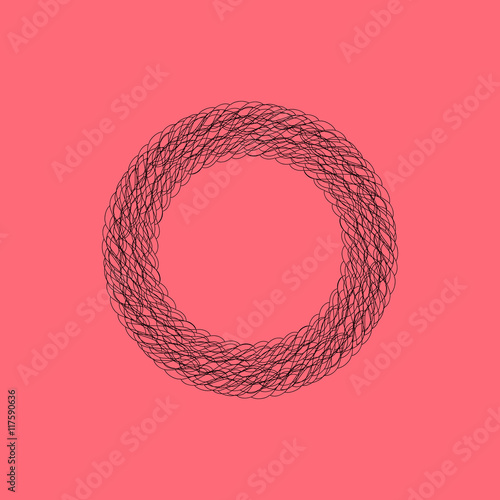 black circle on a pink background-01
