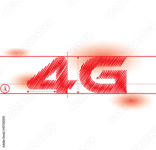 4g redprint font
