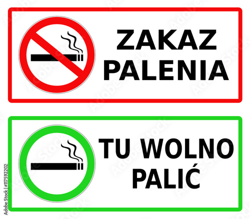 zakaz palenia, tu wolno palić