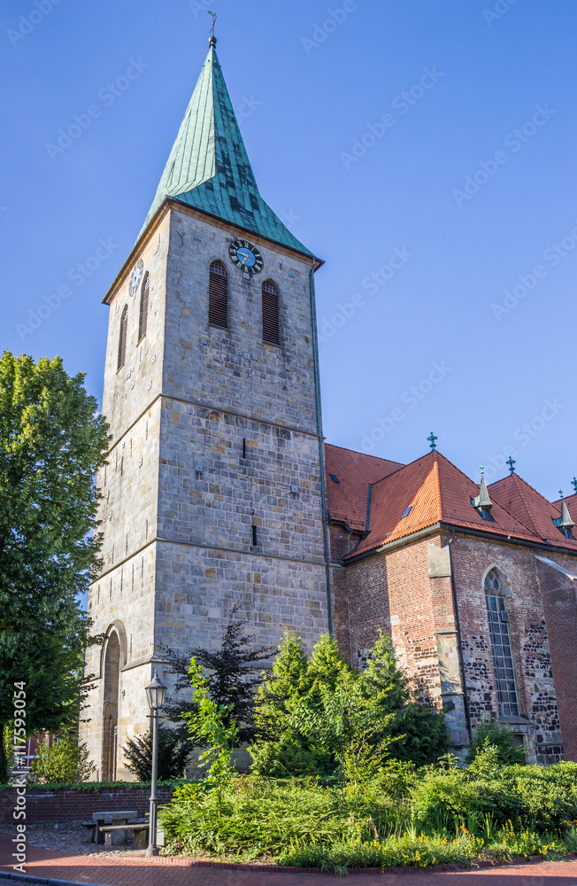 Obraz premium St. Vincentius church in histoical city Haselunne