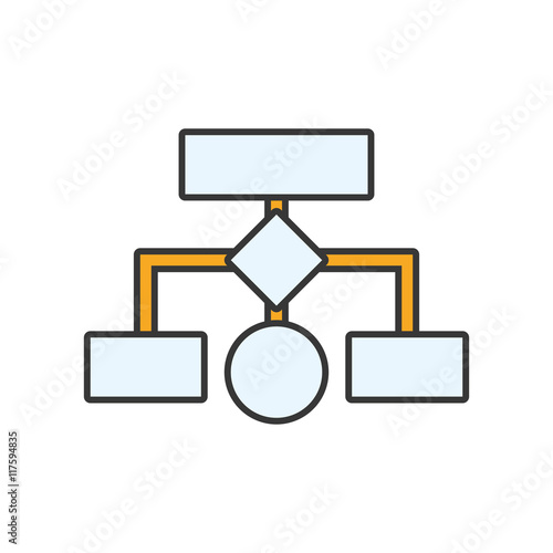 infographic conceptual map data information icon. Isolated and flat illustration. Vector graphic