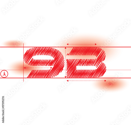 9b redprint font