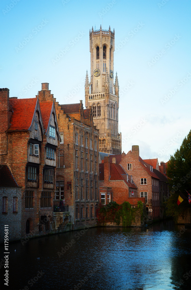 view of old Bruges