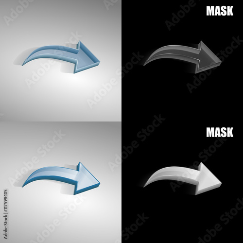 szklana ikona 3D vektor