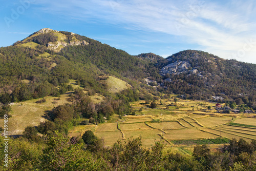 Lovcen National Park, view of the mountain valley.  Montenegro © Olga Iljinich