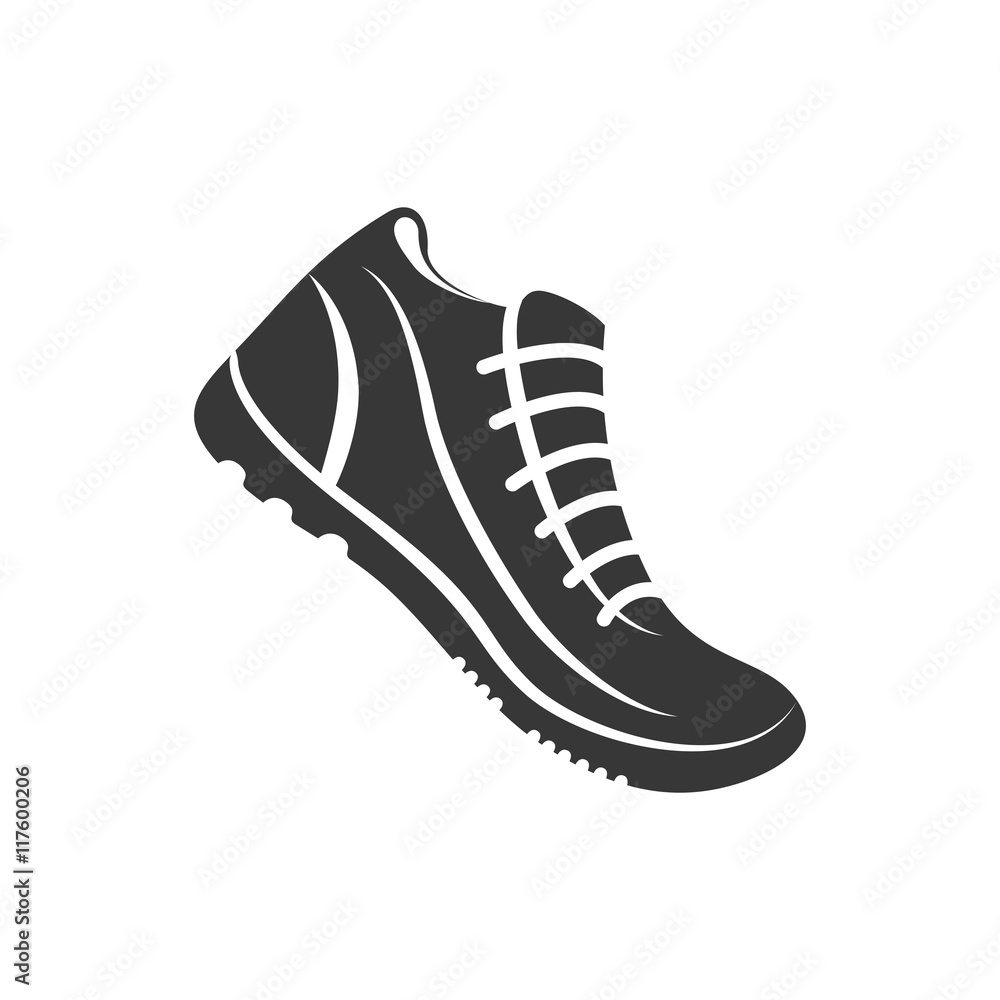 sport shoes running fitness icon. Isolated and flat illustration. Vector graphic sport shoes running fitness icon. Isolated and flat illustration. Vector graphic