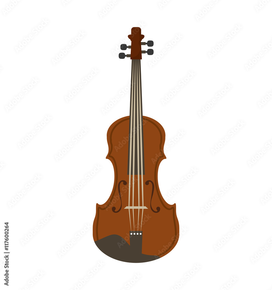 cello instrument music sound icon. Isolated and flat illustration. Vector graphic