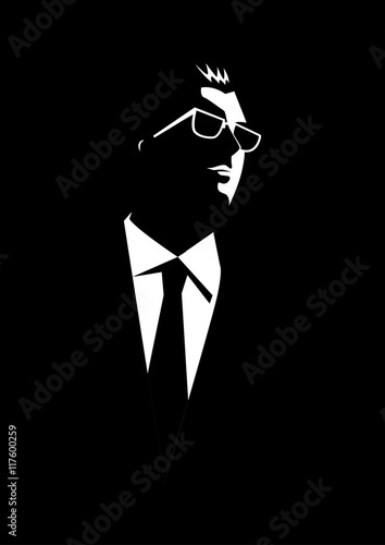 Businessman with sunglasses