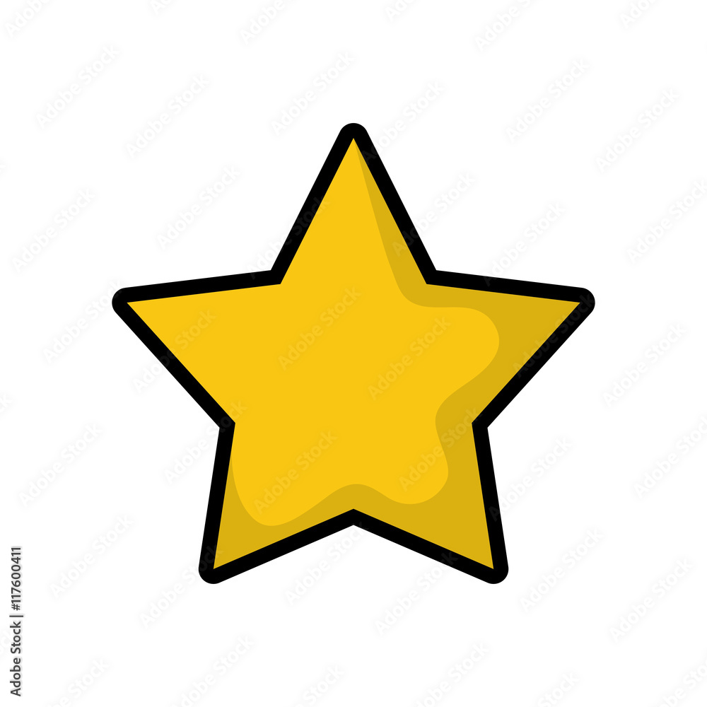 star merry christmas decoration cartoon icon. Isolated and flat illustration. Vector graphic star merry christmas decoration cartoon icon. Isolated and flat illustration. Vector graphic