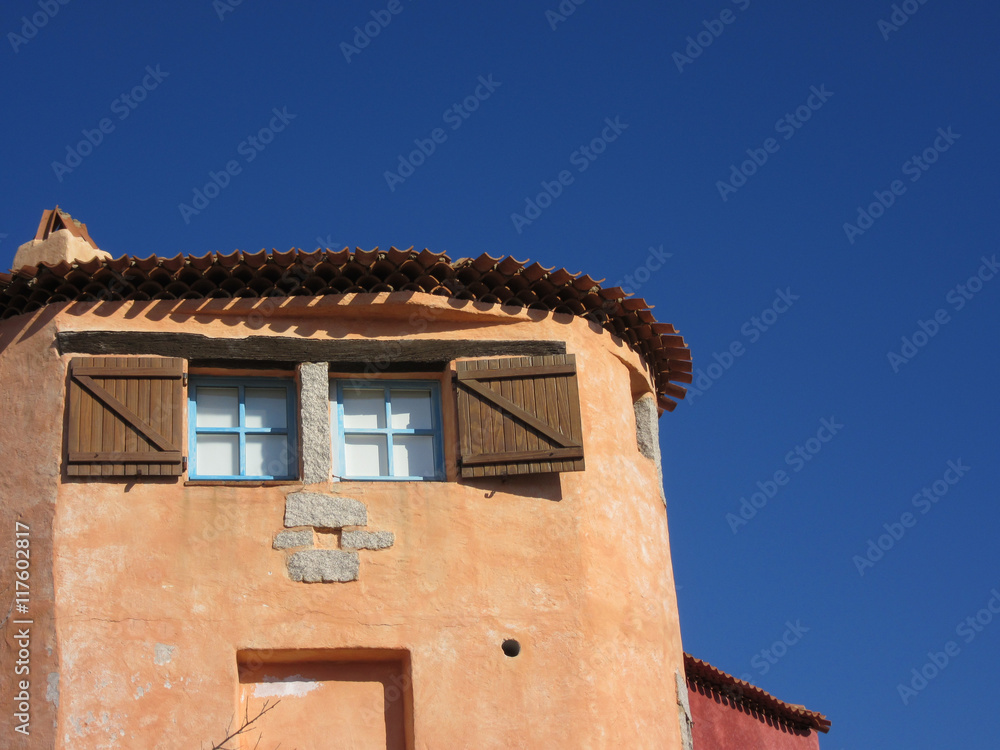 house  top in Porto Cervo, Italy