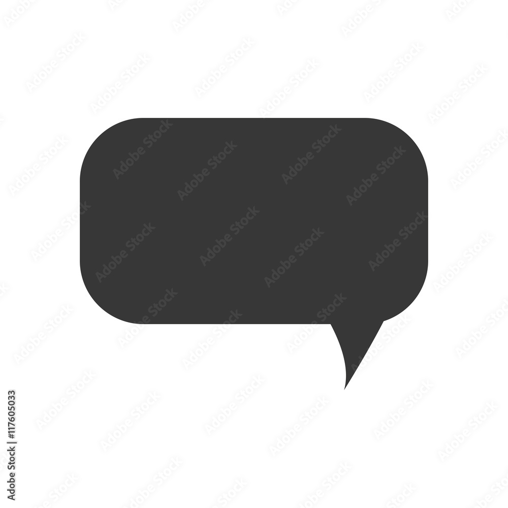 bubble silhouette communication message speak icon. Isolated and flat illustration. Vector graphic bubble silhouette communication message speak icon. Isolated and flat illustration. Vector graphic