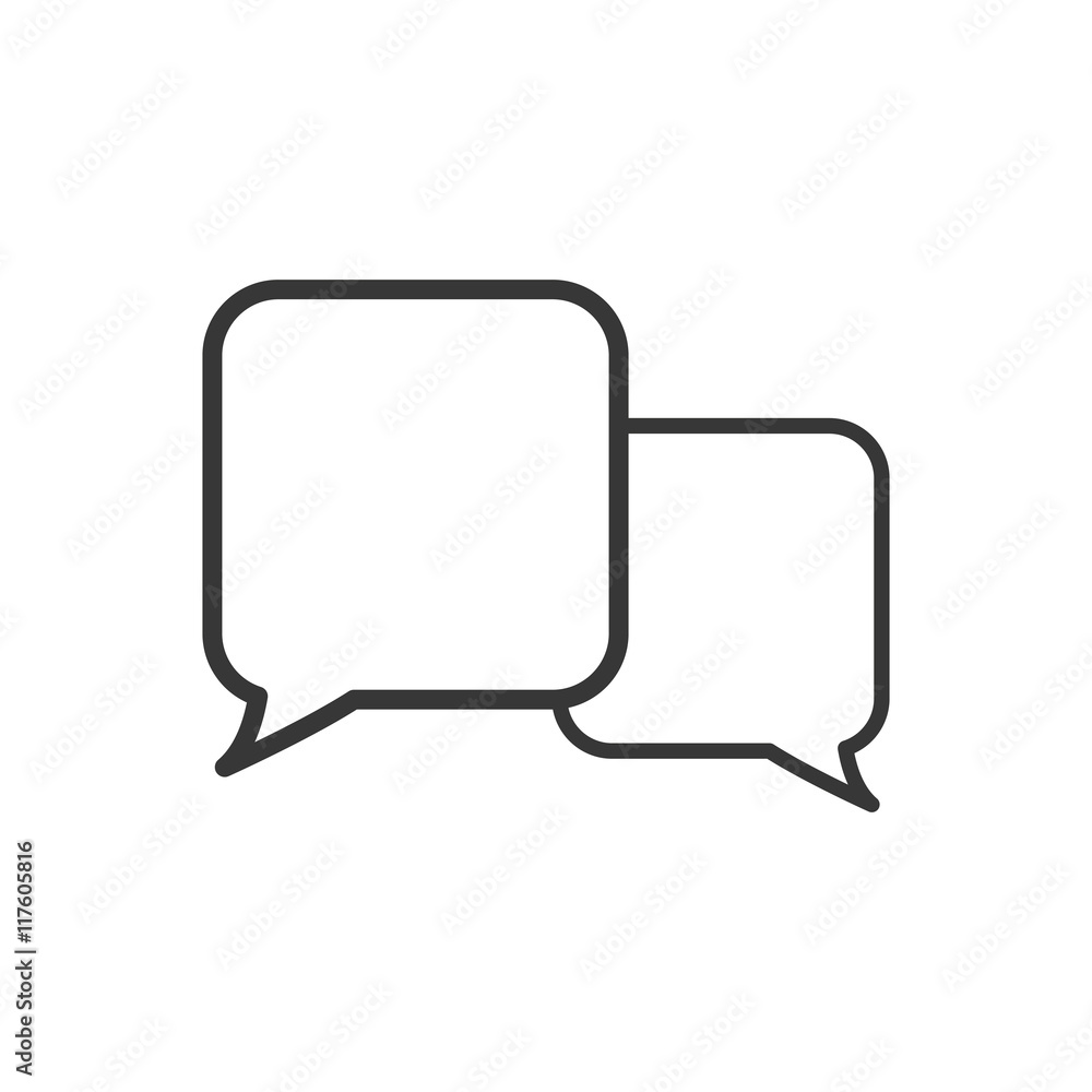 bubble communication message speak icon. Isolated and flat illustration. Vector graphic bubble communication message speak icon. Isolated and flat illustration. Vector graphic
