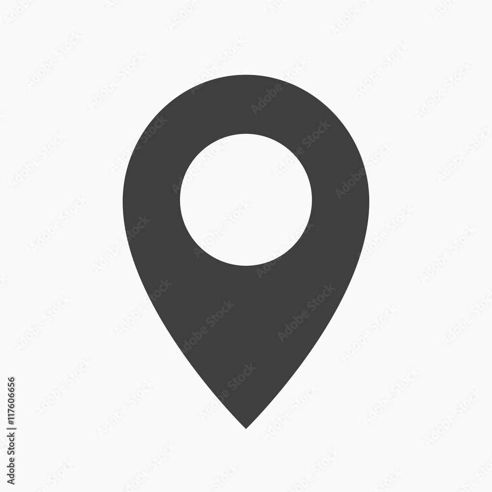 Location icon. Map pointer sign. Location icon. Map pointer sign.