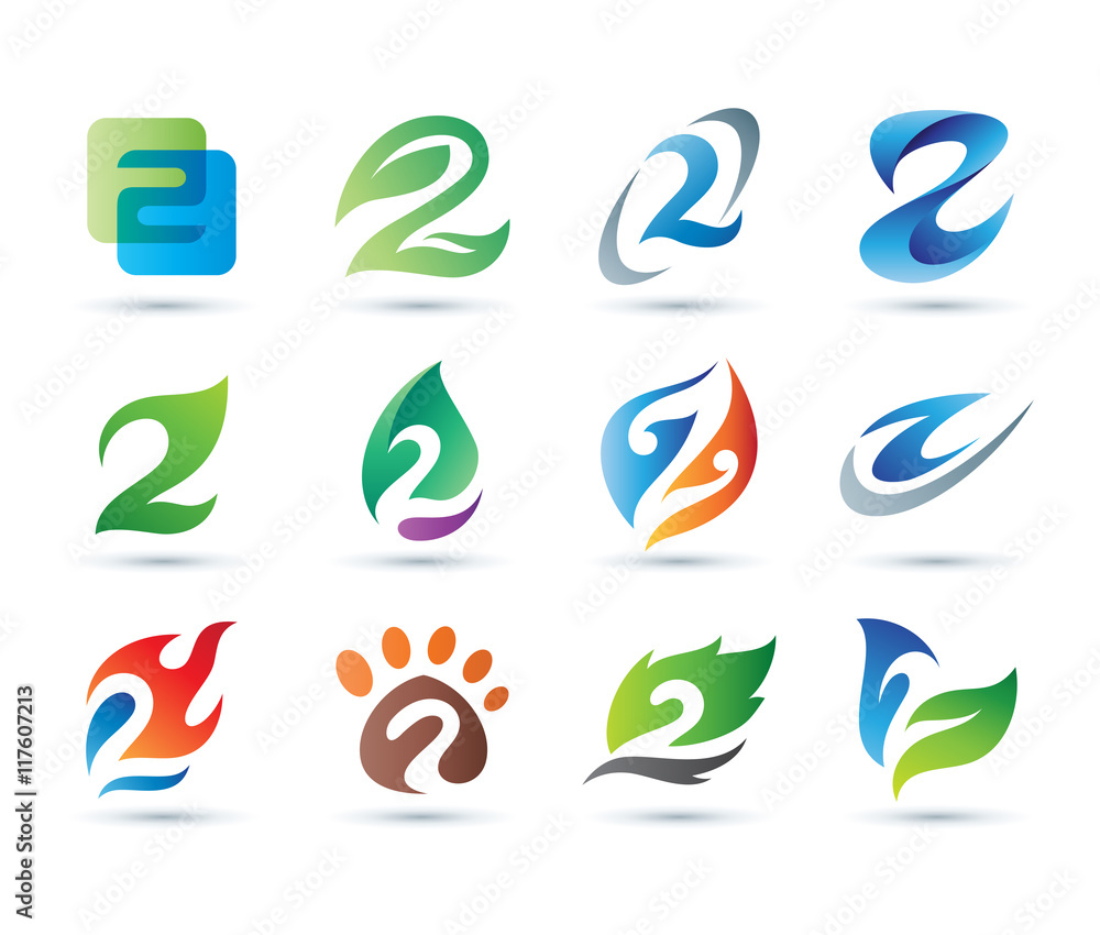 Number 2 Logo