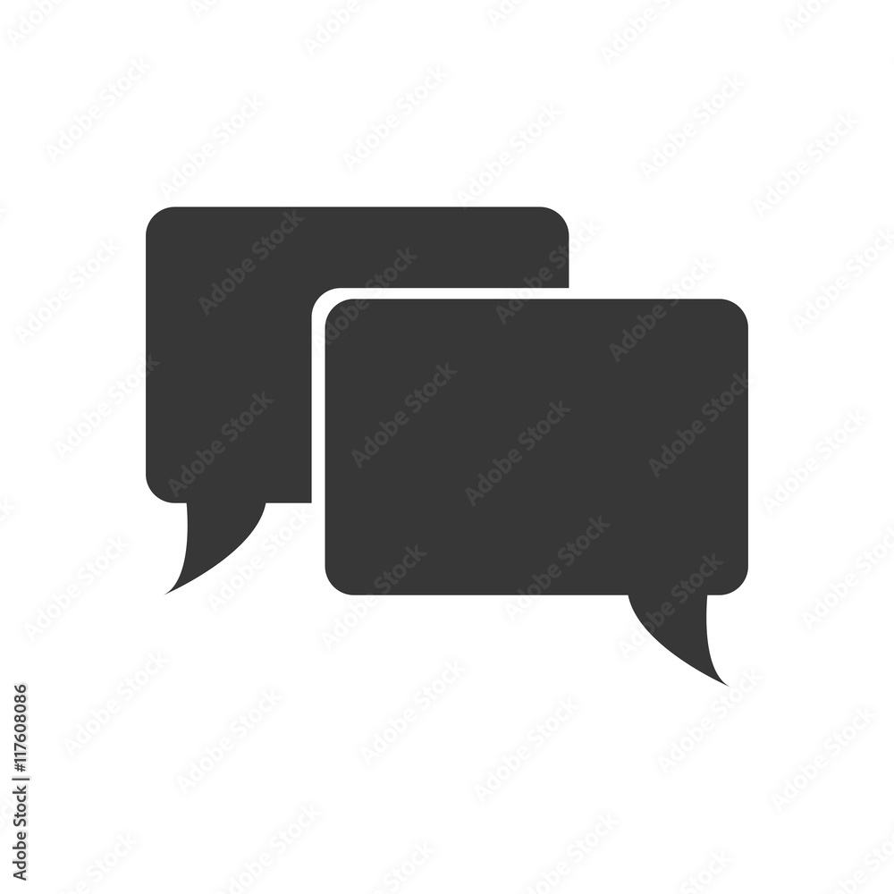 bubble black communication message icon. Isolated and flat illustration. Vector graphic bubble black communication message icon. Isolated and flat illustration. Vector graphic