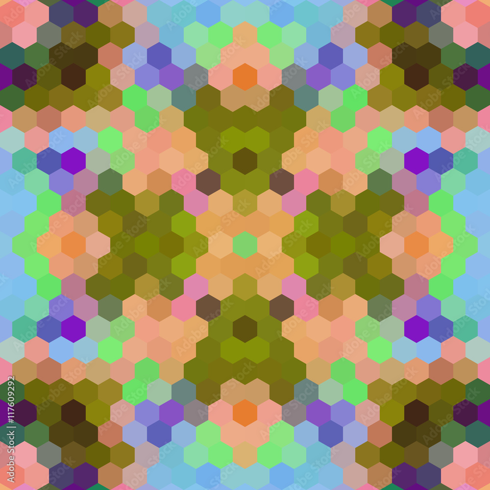 custom made wallpaper toronto digitalKaleidoscopic low poly hexagon style vector mosaic background