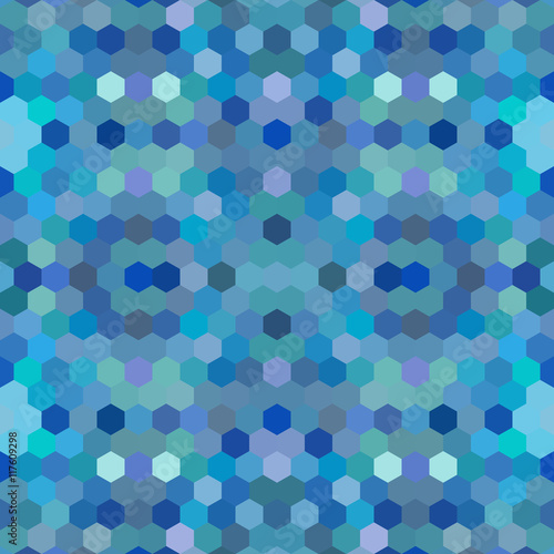 Wallpaper Mural Kaleidoscopic low poly hexagon style vector mosaic background Torontodigital.ca