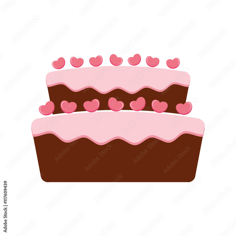 cake party cream bakery birthday icon. Isolated and flat illustration. Vector graphic cake party cream bakery birthday icon. Isolated and flat illustration. Vector graphic