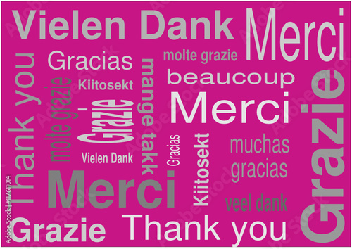 VIELEN DANK - Grazie - Gracias - Merci - Thank you