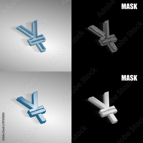 szklana ikona 3D vektor