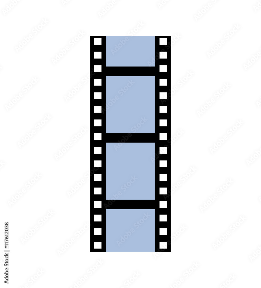 film strip movie cinema icon. Isolated and flat illustration. Vector graphic film strip movie cinema icon. Isolated and flat illustration. Vector graphic