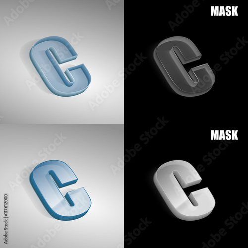 szklana ikona 3D vektor