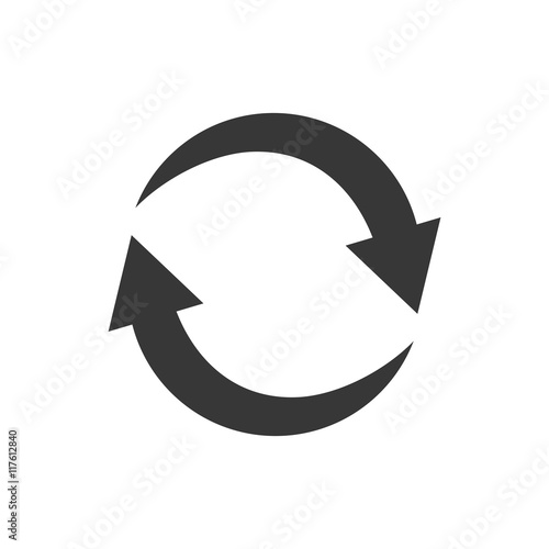 Free Download arrow direction circle silhouette icon. Isolated and flat illustration. Vector graphic - GFXLoad