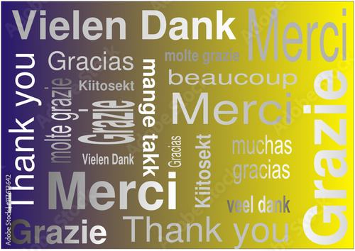 VIELEN DANK - Grazie - Merci - Gracias - Thank You