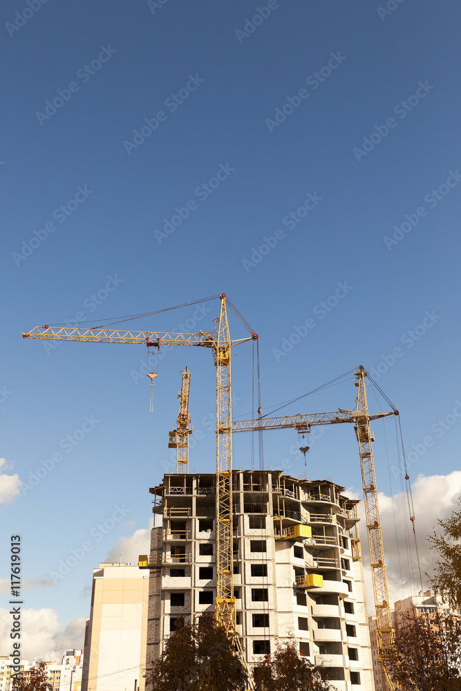 construction of a new home construction of a new home